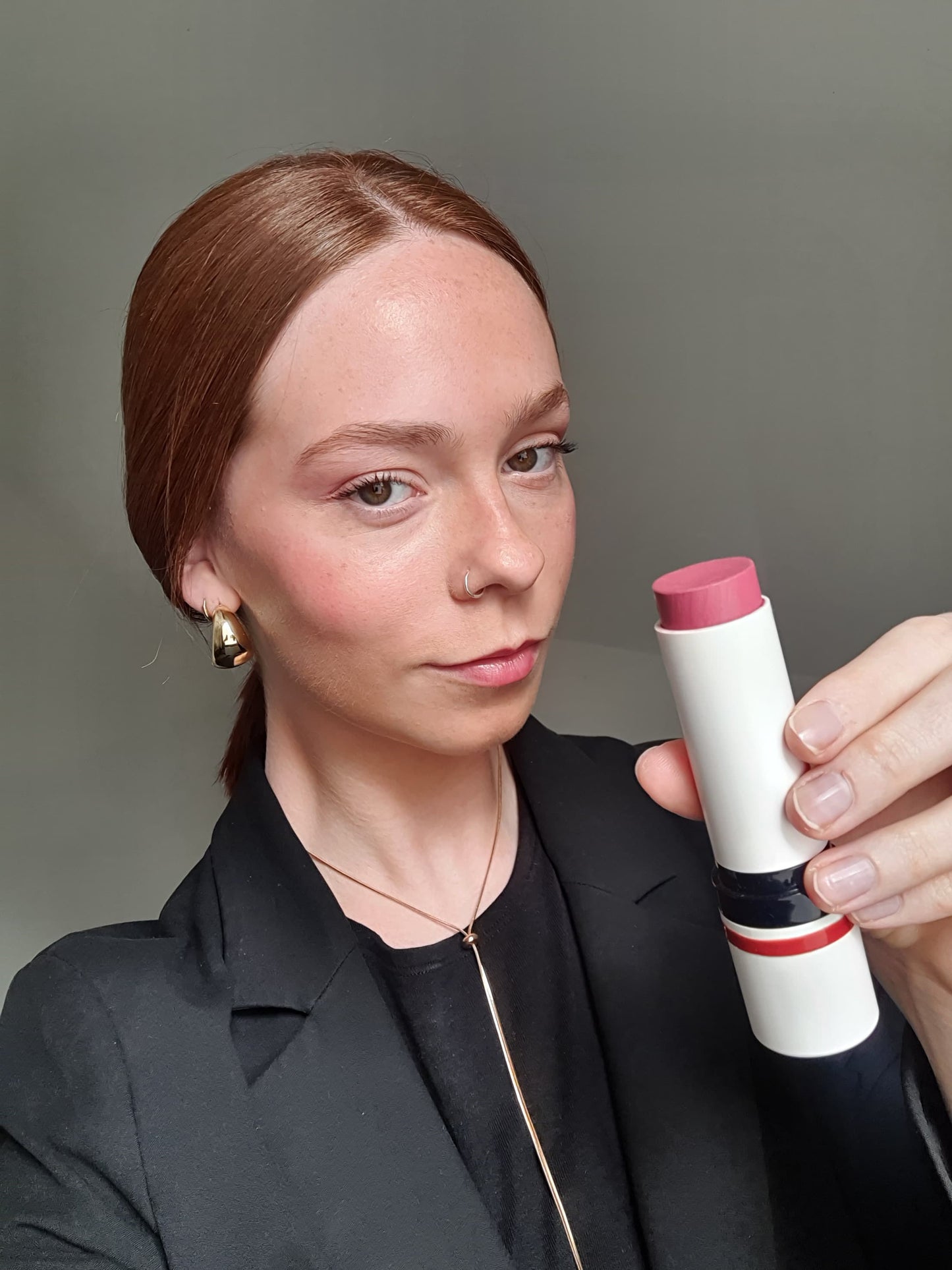 Blush en Barra Dual - Dusty Rose