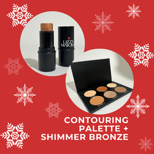 Contouring Palette + Shimmer Bronze | Sale Navideño